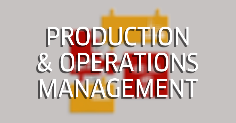 Production & Operations Management Course - VILAS