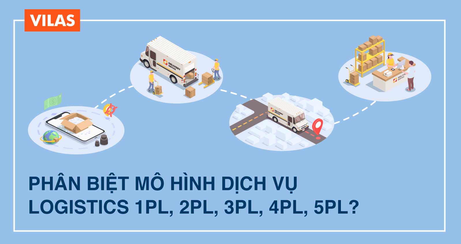 Phân biệt mô hình dịch vụ Logistics 1PL - 2PL - 3PL - 4PL - 5PL? 