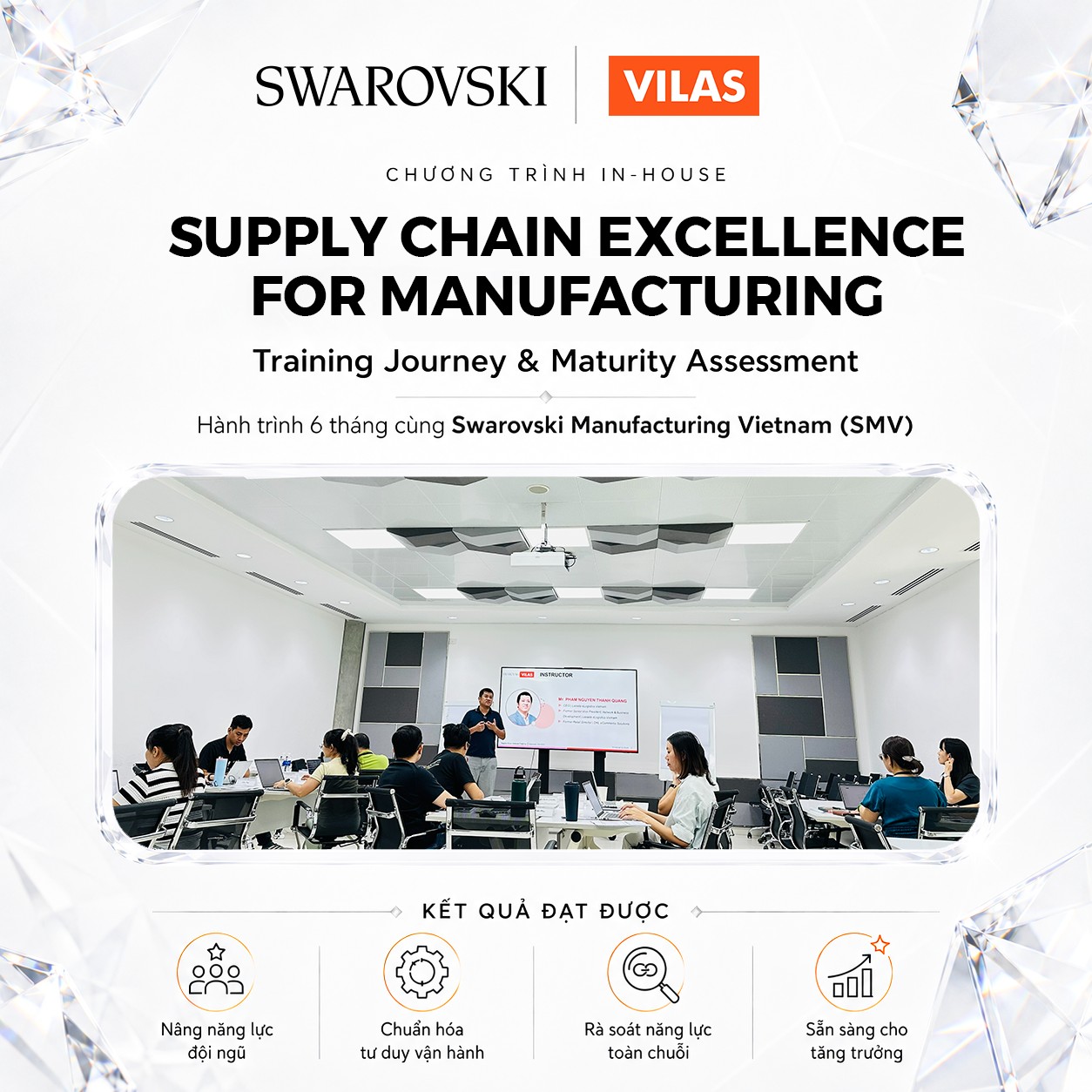 VILAS đồng hành cùng Swarovski Manufacturing Vietnam (SMV) phát triển năng lực chuỗi cung ứng